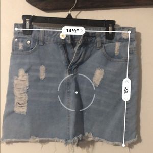 Jean skirt